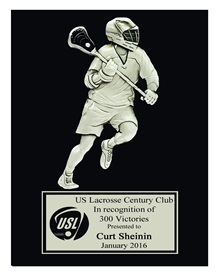 PSP-23 Black Piano Finish Lacrosse Trophy